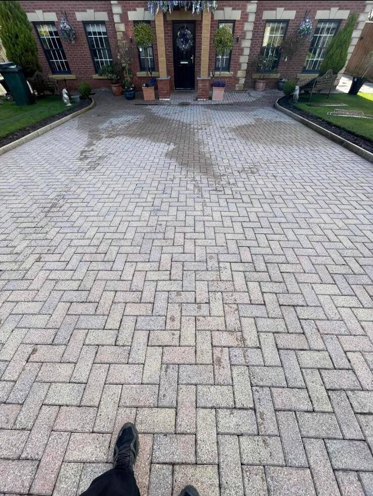 Block Paving Steam Cleaned