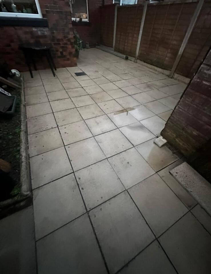 Patio Steam Cleaning 1