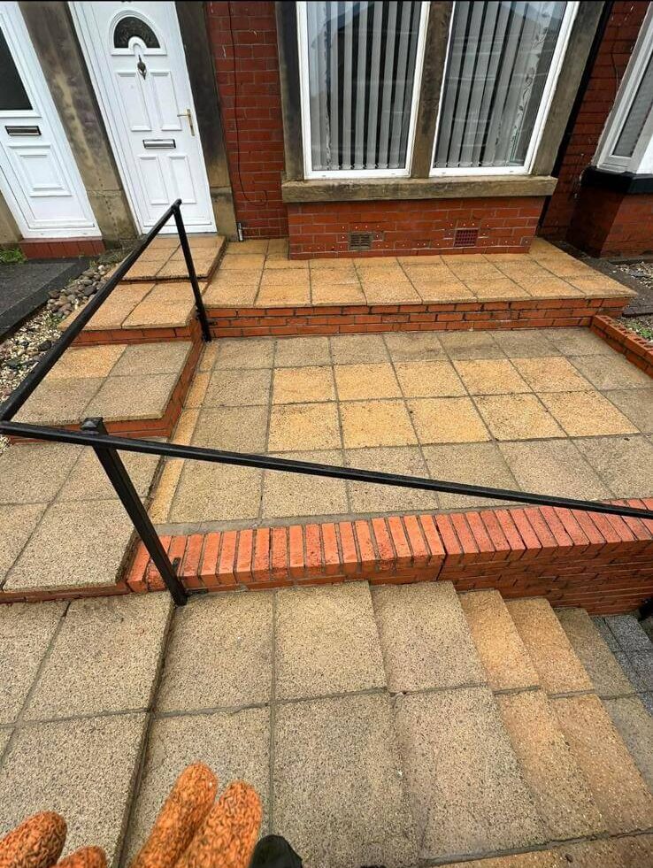 Steam Cleaned Patio
